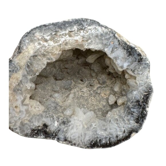 Natural Quartz Geode Crystal Rock Specimen 2" white READ - Picture 1 of 9